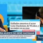 Susanna Griso recuerda emocionada a Gene Hackman: "Esa un gran actor"