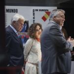Felipe González, Montero y Cerdán en una imagen de archivo