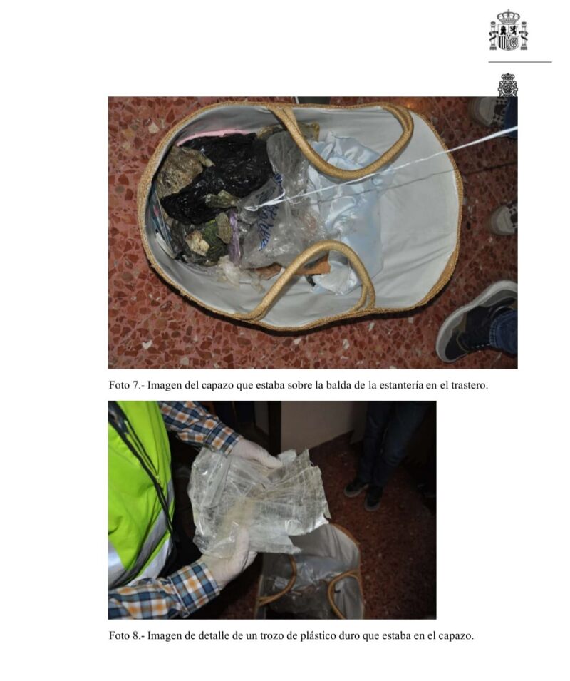 La droga incautada a los narcos por la Policía Nacional