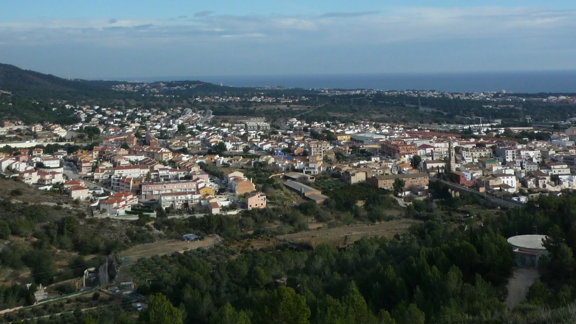 Vista panorámica de roda de Berà (Tarragona)