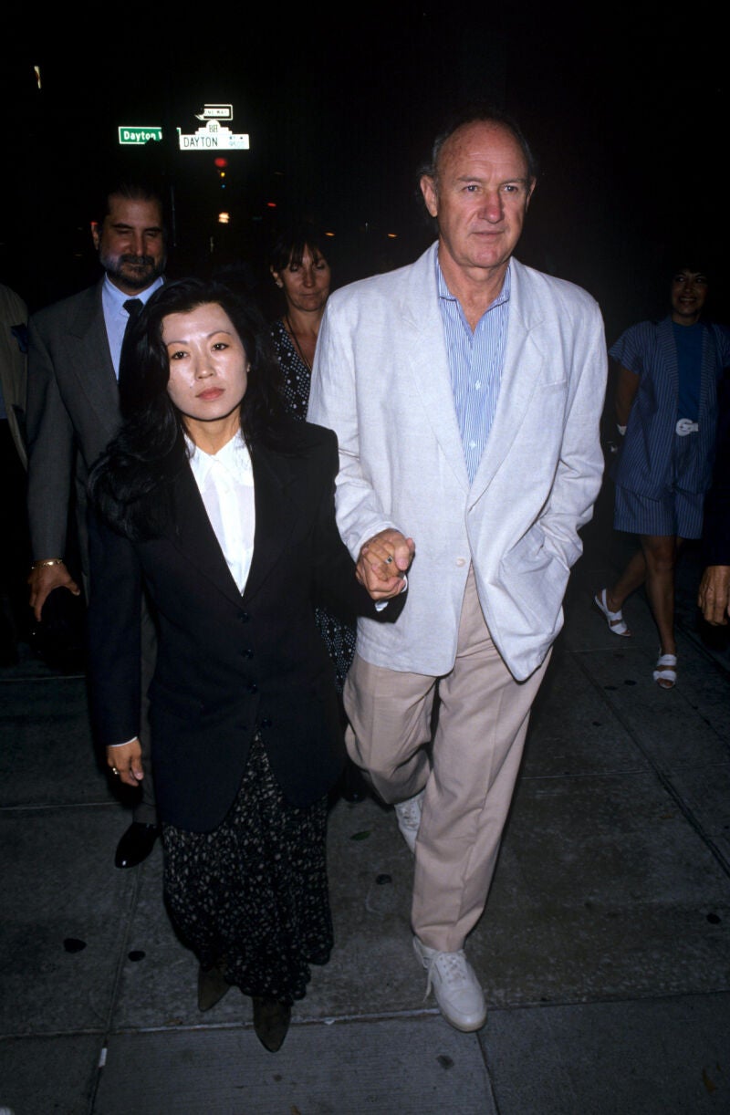Betsy Arakawa y Gene Hackman en una imagen de archivo