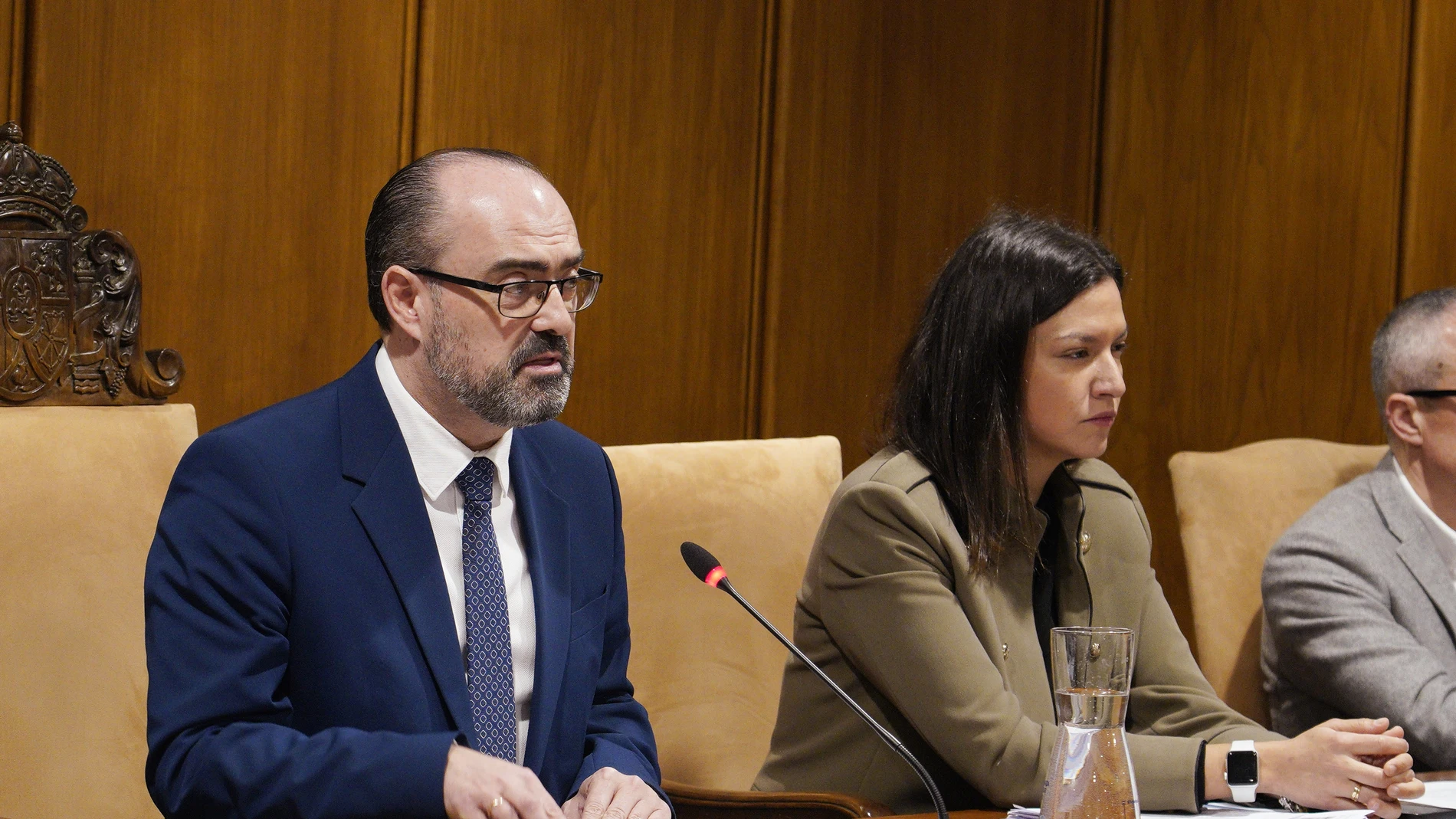 El alcalde de Ponferrada, Marco Morala, preside el pleno de febrero