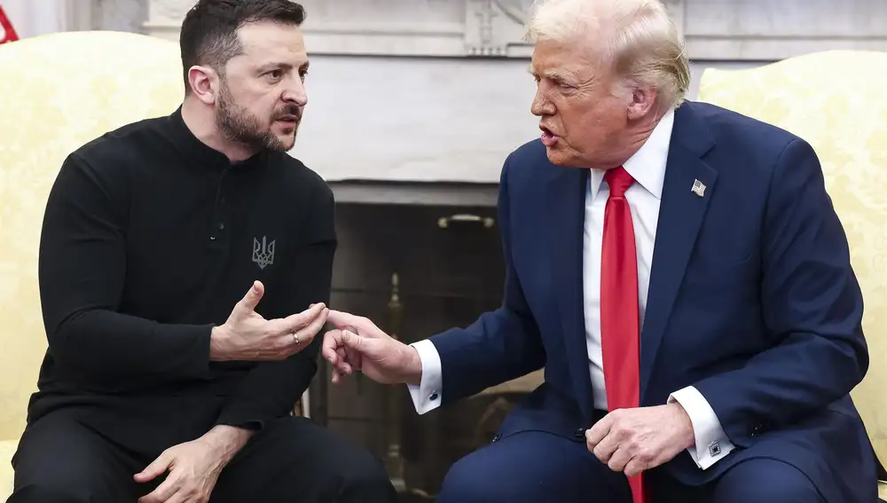 Ucrania.- Zelenski y Trump suspenden su declaración conjunta y el mandatario ucraniano abandona la Casa Blanca