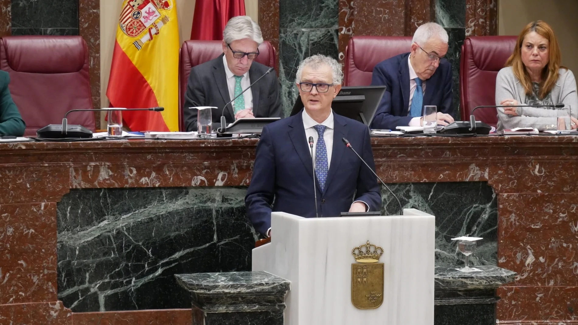 El consejero de Salud, Juan José Pedreño