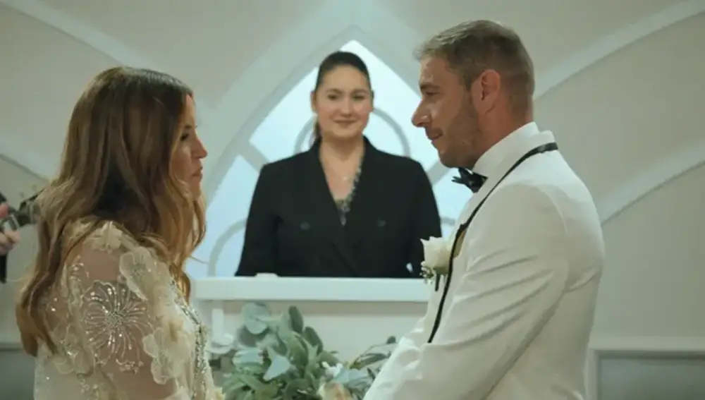 Joaquín Sánchez y Susana Saborido se dan el "sí, quiero", en Las Vegas
