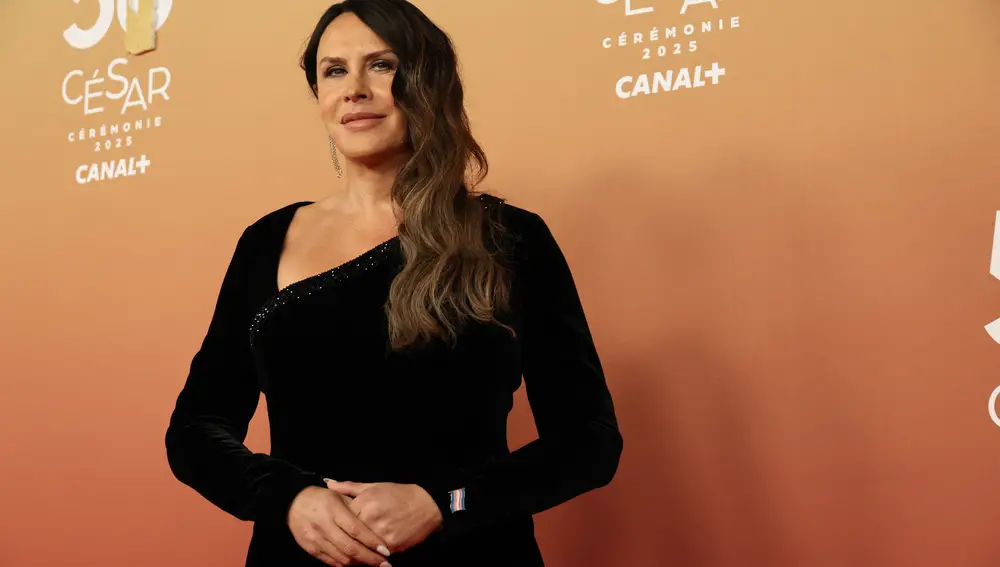 Karla Sofia Gascon poses before the 50th edition of the Cesar Film Awards ceremony at the Olympia venue in Paris