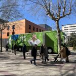 Autobús de ‘Visión sobre ruedas’ de Bayer en Valladolid