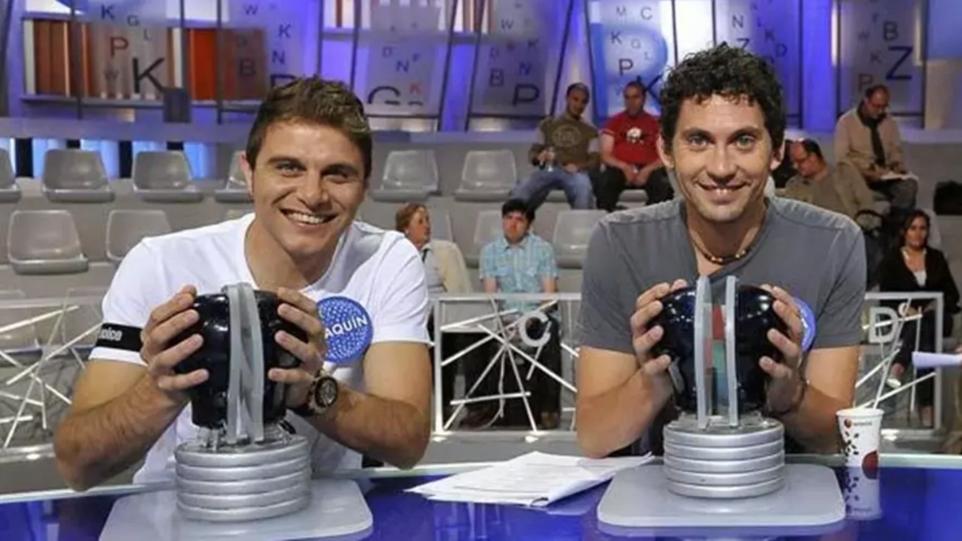 Joaquín Sánchez y Paco León en 'Aída'