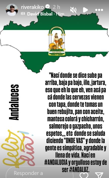 Felicitación Día de Andalucía de Kiko Rivera