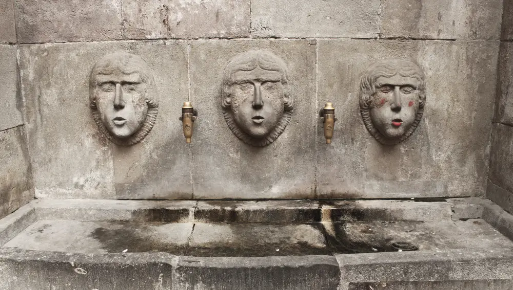 Fuente de Sant Just en Barcelona