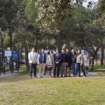 MADRID.-Las Rozas.- La Dehesa de Navalcarbón estrena once máquinas de entrenamiento de fuerza al aire libre