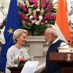 European Commission President Ursula von der Leyen visits India