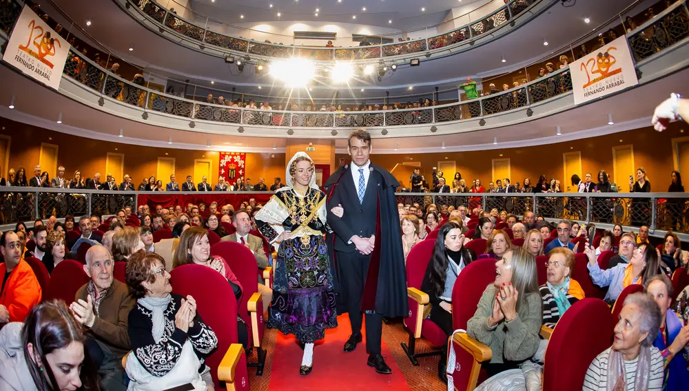 El periodista Rubén Amón, momentos antes de dar el pregón en el Teatro Nuevo Fernando Arrabal de Ciudad Rodrigo