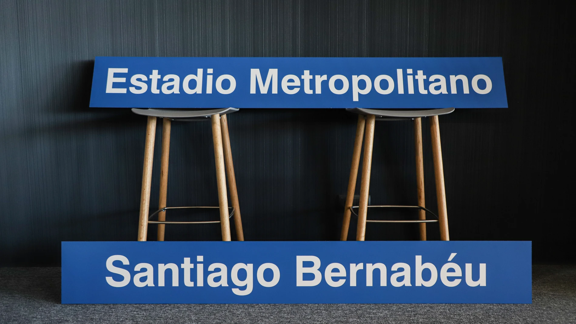 Se trata de réplicas exactas de las que pueden verse en las estaciones de Metro