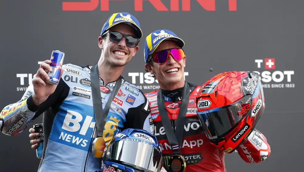 Marc y Álex Márquez, primero y segundo en el Sprint de Tailandia