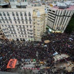 Quinta manifestación en Valencia para exigir la dimisión de Mazón por su gestión de la DANA