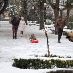 Nieve en la capital soriana