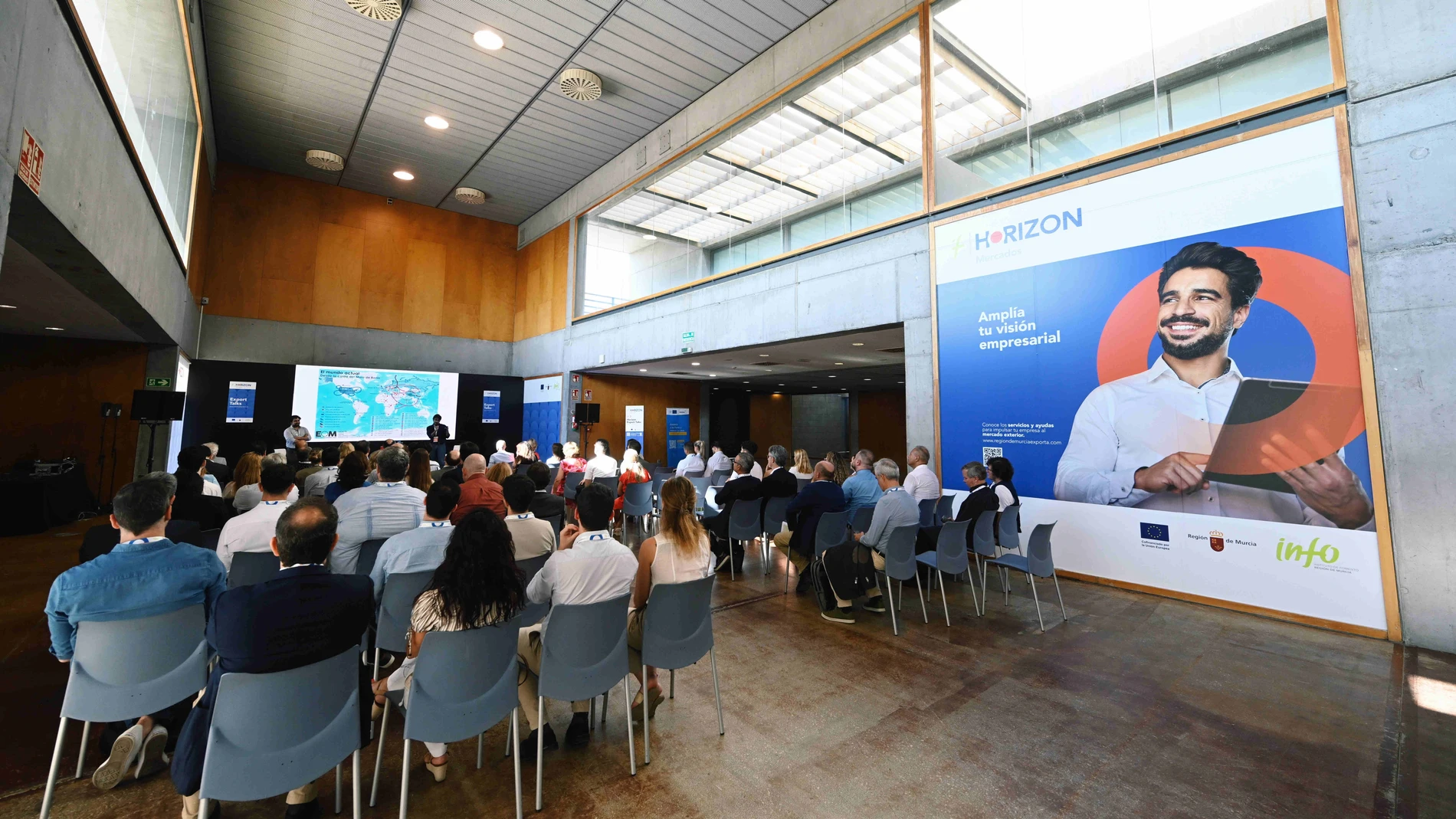 Imagen de una de las charlas del 'Foro Horizon' celebrada el año pasado en el Auditorio Víctor Villegas