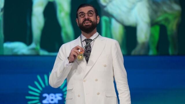 Manu Sánchez en la gala del 28F