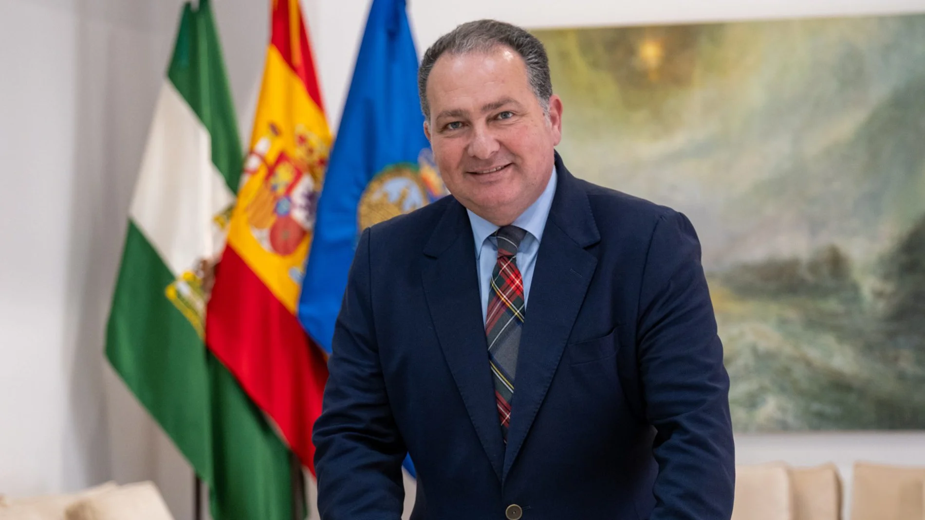 David Toscano, presidente de la Diputación de Huelva
