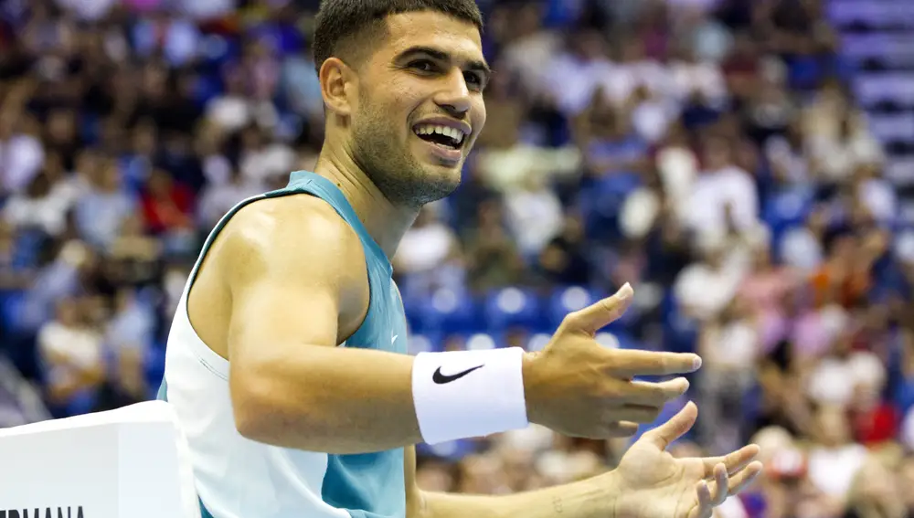 Alcaraz y Tifaoe promueven el tenis entre jóvenes con partido de exhibición en Puerto Rico