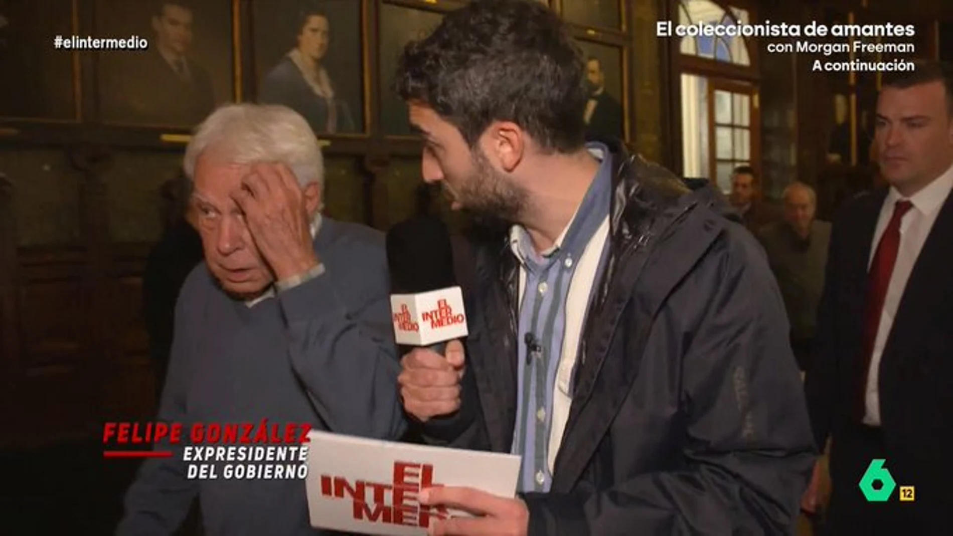 Felipe González junto a Isma Juárez en 'El Intermedio'