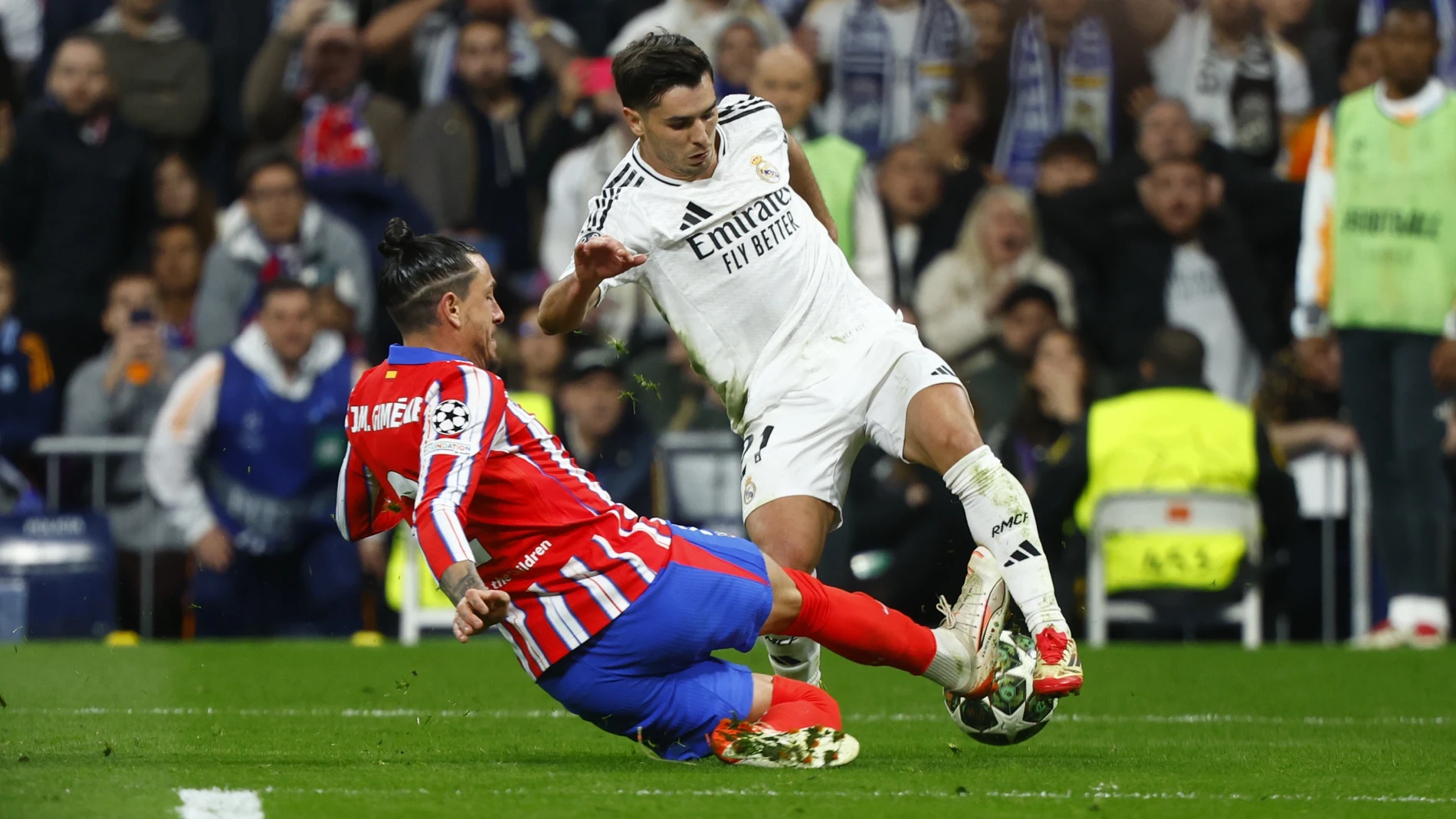 Brahim se mostró muy motivado y marcó el gol del triunfo