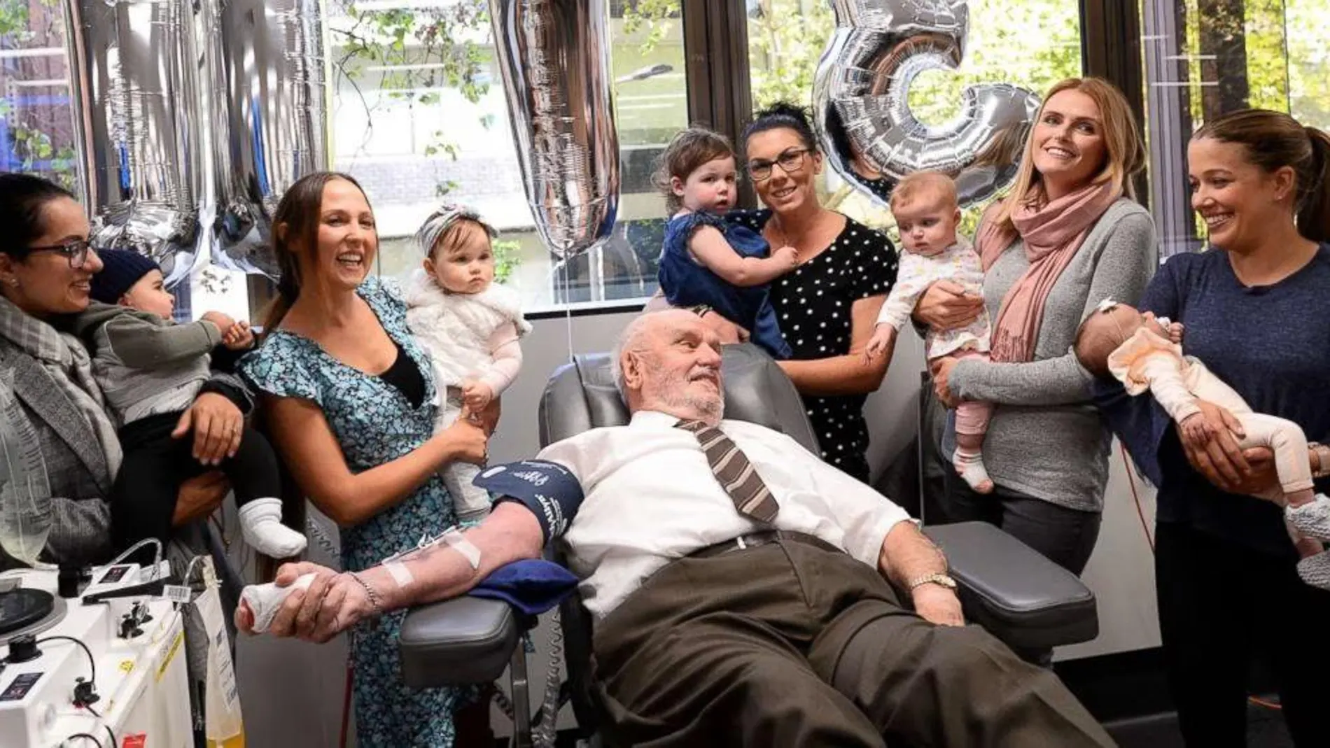 Muere a los 88 años James Harrison, cuyas donaciones de sangre salvaron a 2,4 millones de bebés