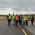 José Luis Sanz Merino visita el estado de las obras en la provincia zamorana