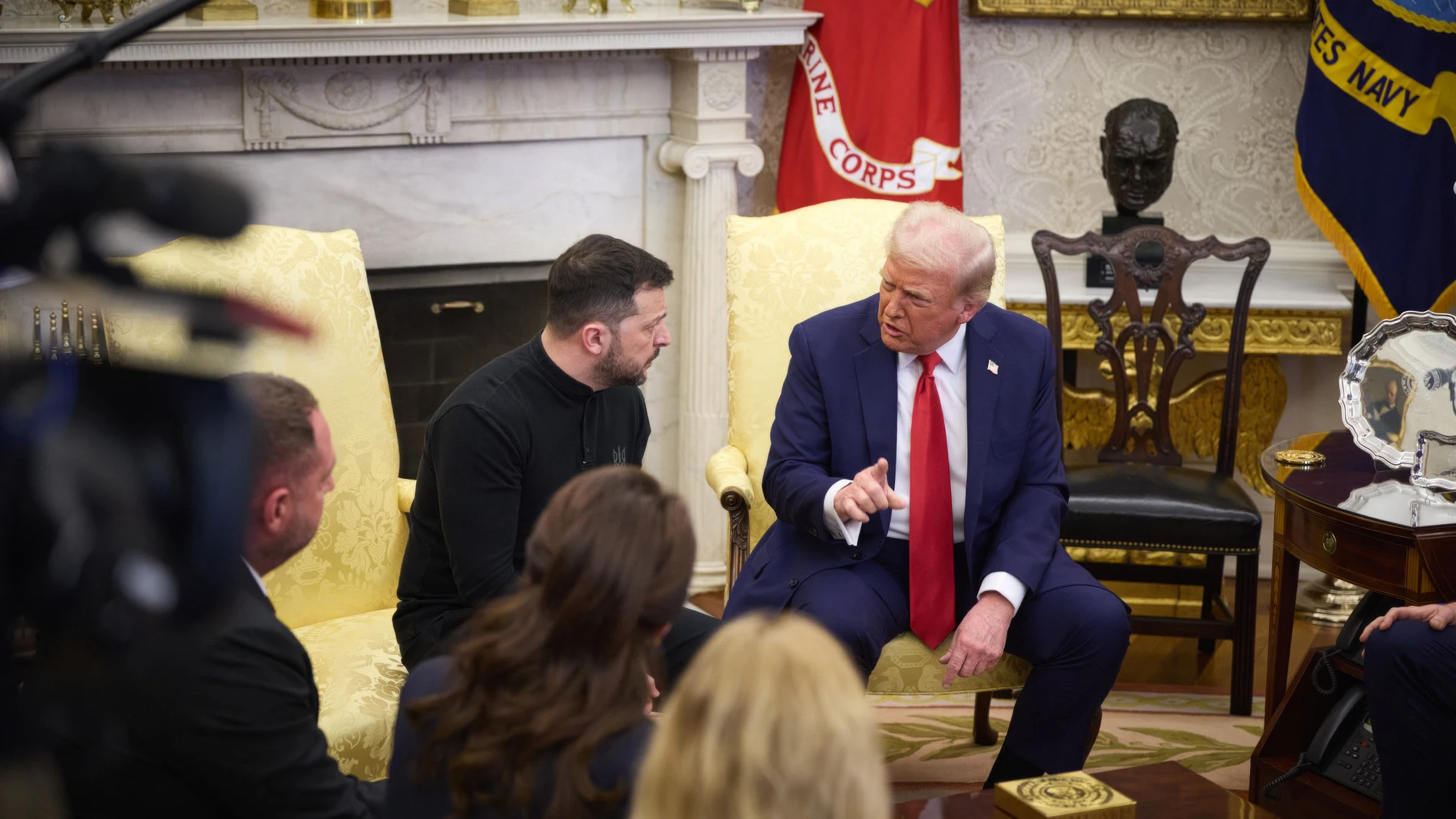 El presidente de EEUU, Donald Trump, y su homólogo ucraniano, Volodimir Zelenski, en el Despacho Oval Europa Press/Contacto/Pool /Ukrainian Presidentia 28/02/2025 ONLY FOR USE IN SPAIN