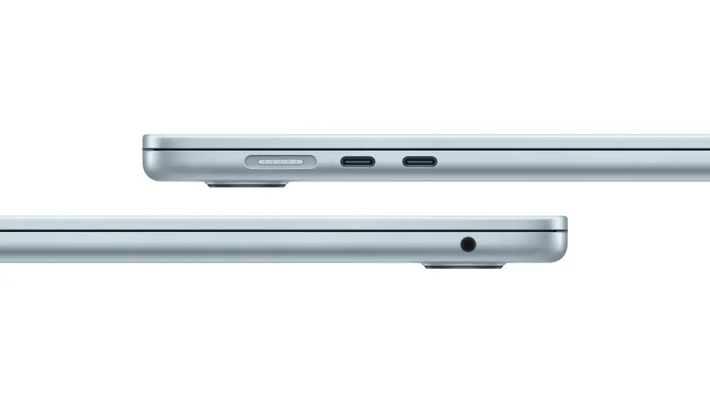La reducida conectividad del MacBook Air M4.