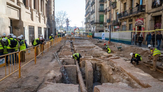 Las casas medievales de Via Laietana