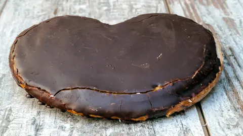 Imagen de archivo de una palmera de chocolate