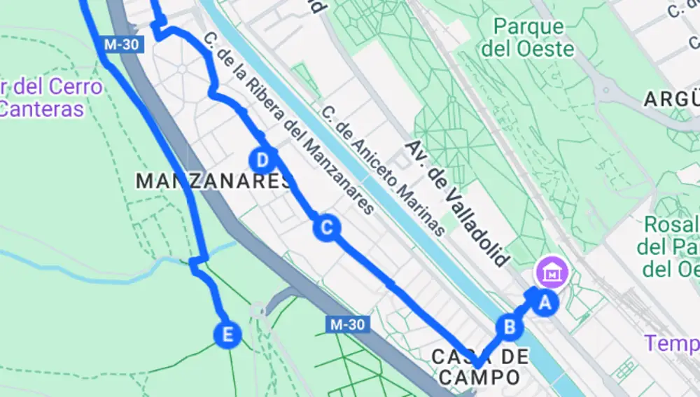 Recorrido del Entierro de la Sardina en Madrid 2025