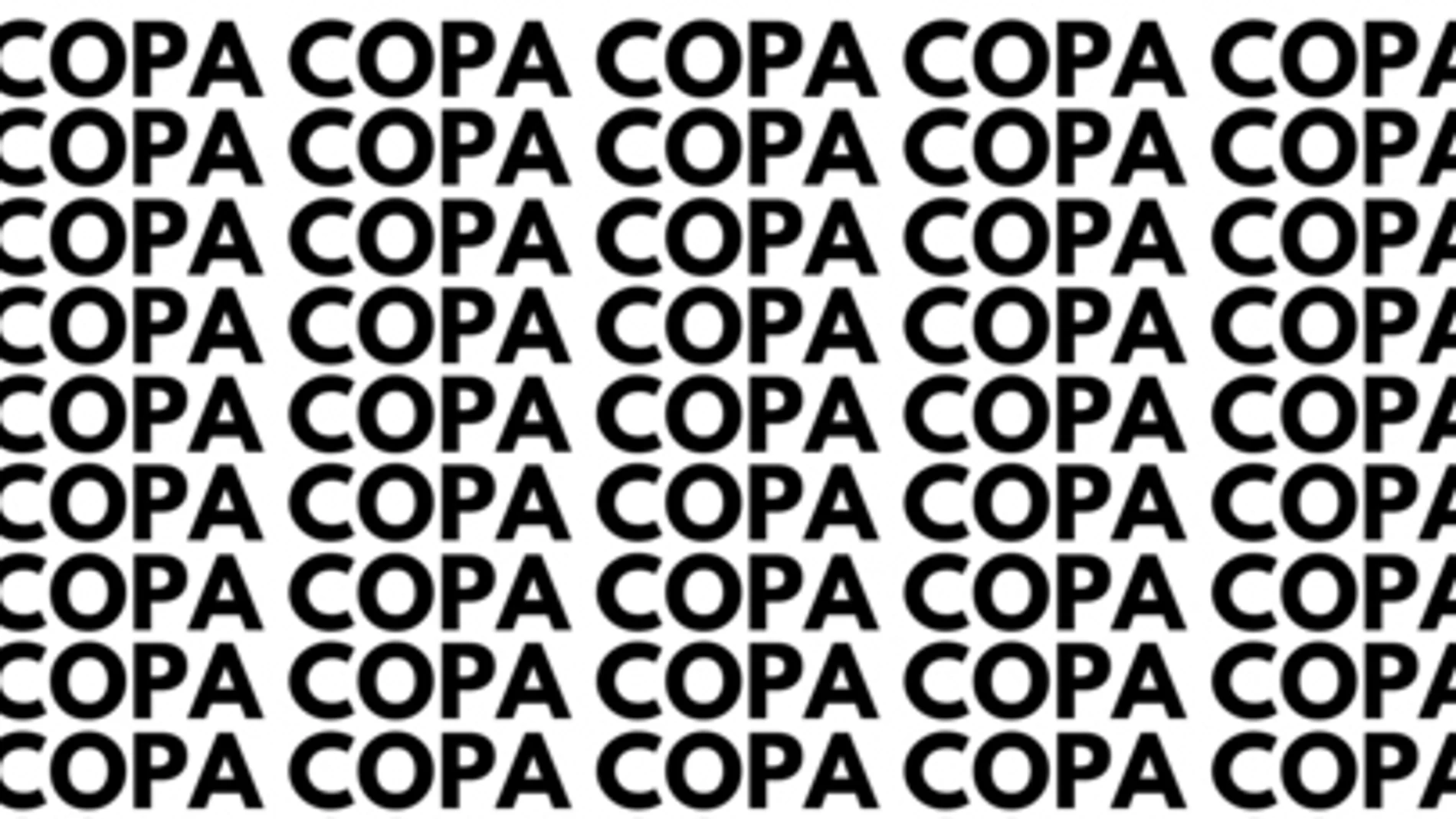 La mente más brillante puede encontrar la palabra "Capa" en menos de 15 segundos