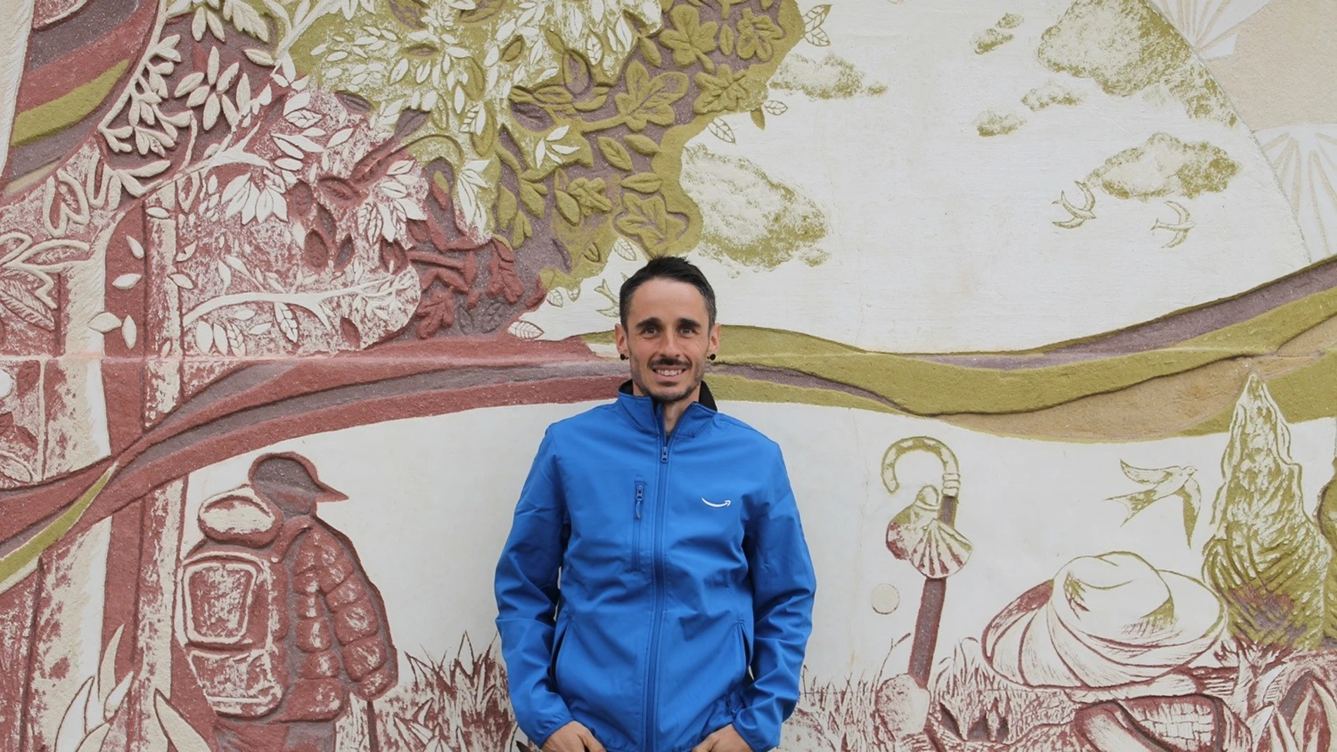 El corredor leonés Iván Álvarez espera batir un récord en el Camino de Santiago