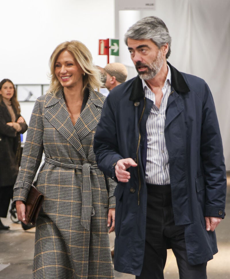 Susanna Griso y Luis Enríquez Nistal en ARCO