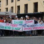 Última protesta de la Asociación en Defensa del Soterramiento de Palencia