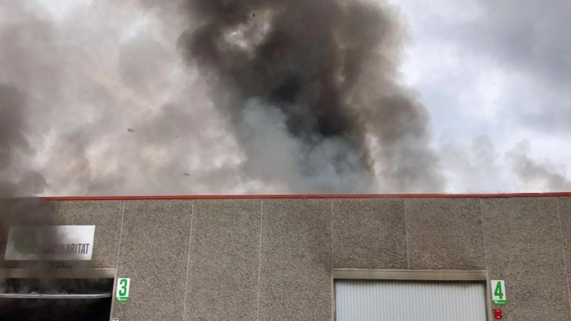 Incendio en Olot