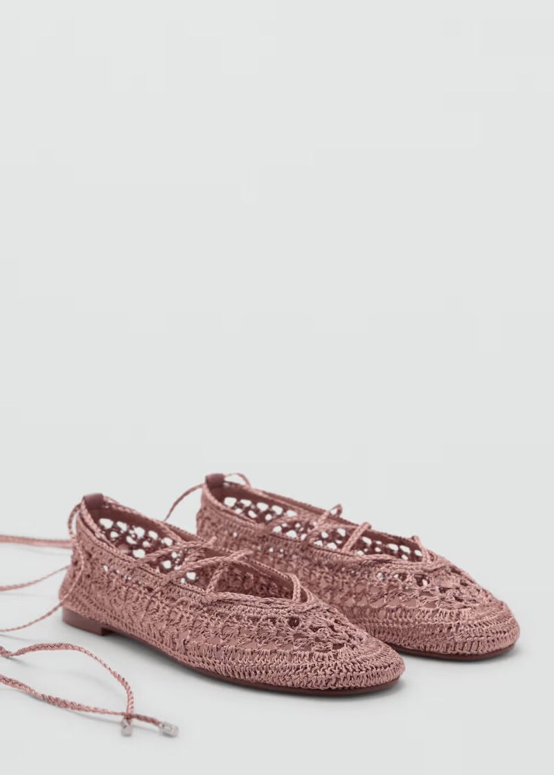 Bailarina crochet tiras