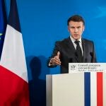 El presidente francés Emmanuel Macron