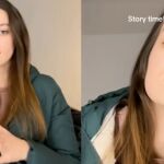 Carlota Melendi, mostrando sus heridas