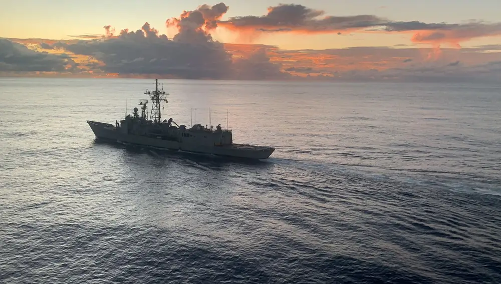 La fragata "Canarias" vigilará el Mediterráneo" con la OTAN