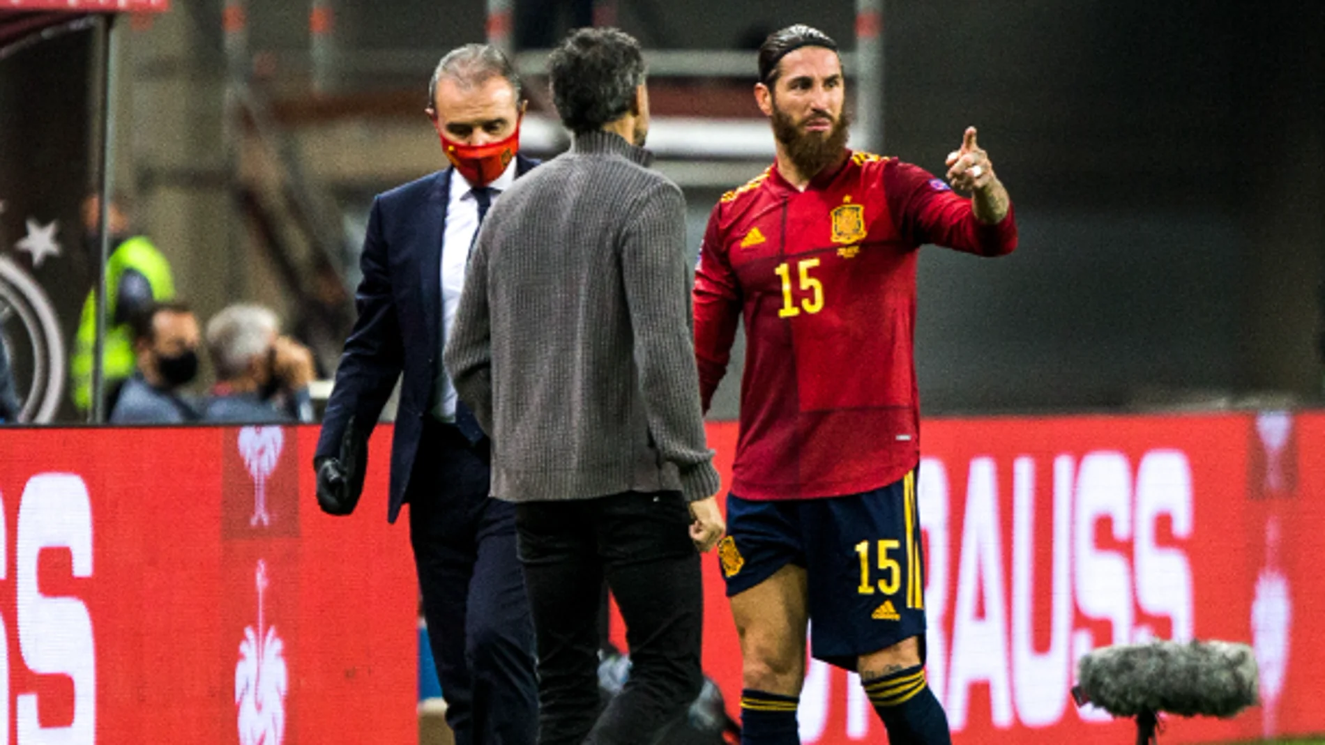 Luis Enrique y Sergio Ramos