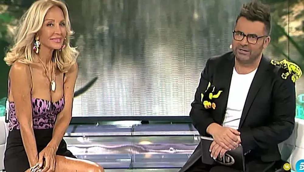 Carmen Lomana junto a Jorge Javier Vázquez