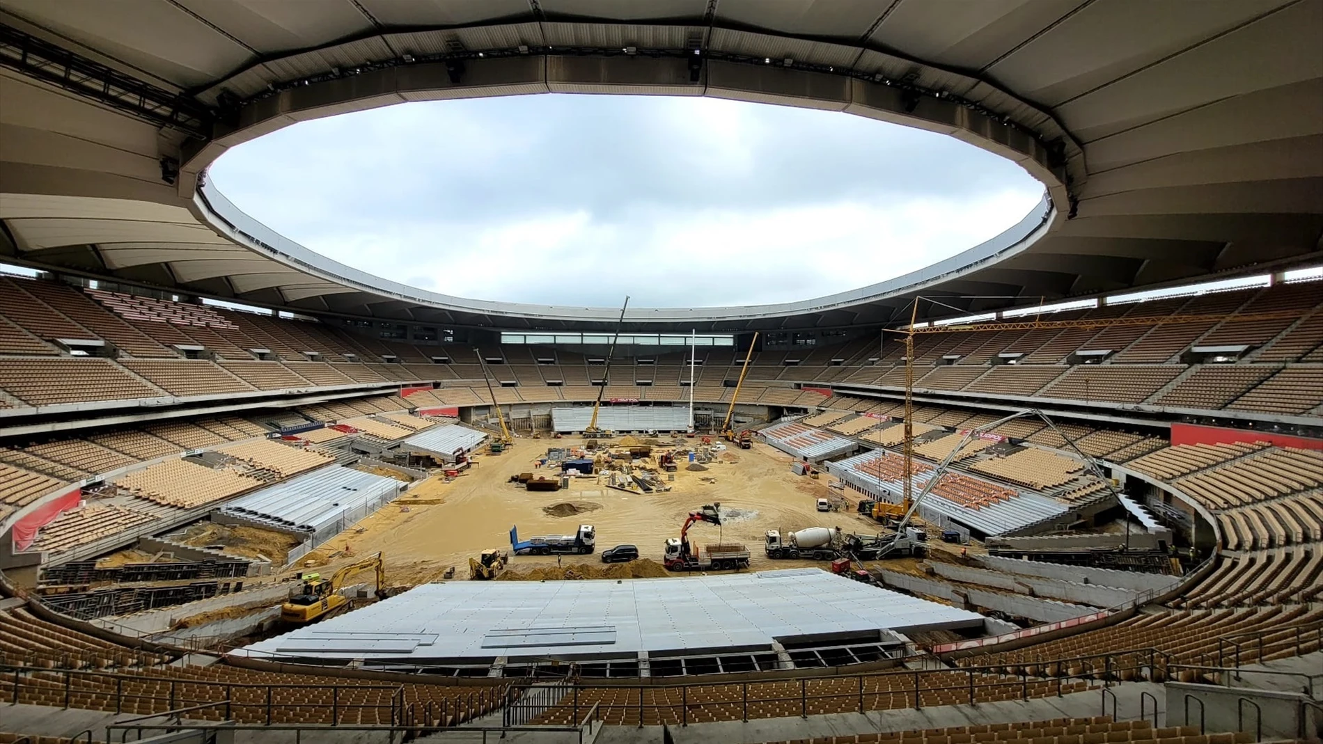 El estadio de la Cartuja garantiza la finalización de las obras para la final de la Copa del Rey