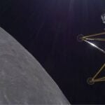 Athena, acercándose a la Luna.