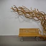 Feria de arte contemporáneo ARCO 2025. Artista: PABLO REINOSO Obra: “Curly Bench. 2019”