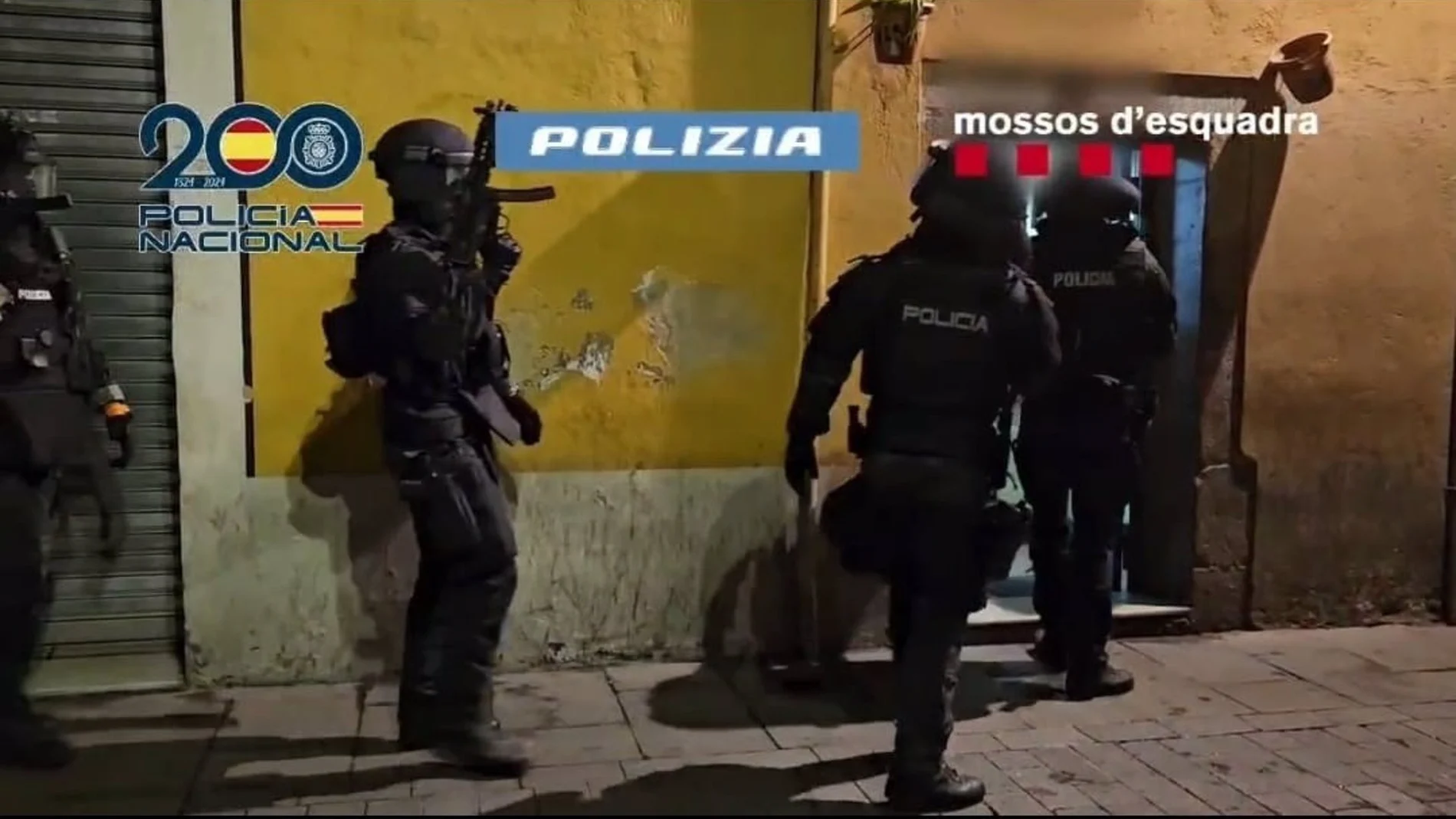 Sucesos.- AMP- Once detenidos en una operación en Barcelona contra una organización paquistaní que fomenta el terrorismo