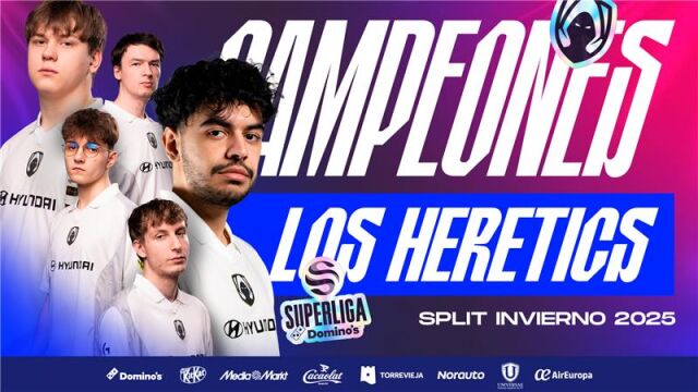 Los Heretics son los campeones de la Superliga Domino’s de invierno